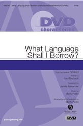 What Language Shall I Borrow? SATB choral sheet music cover